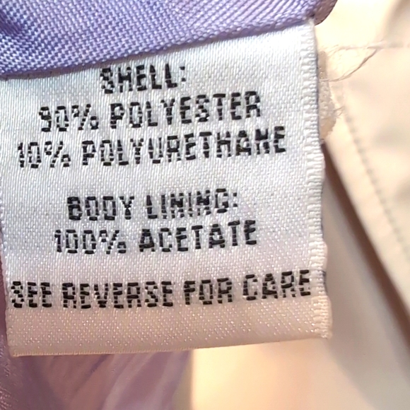 🐳Great Condition Larry Levine Cream Trench Coat Size Small - Picture 6 of 6